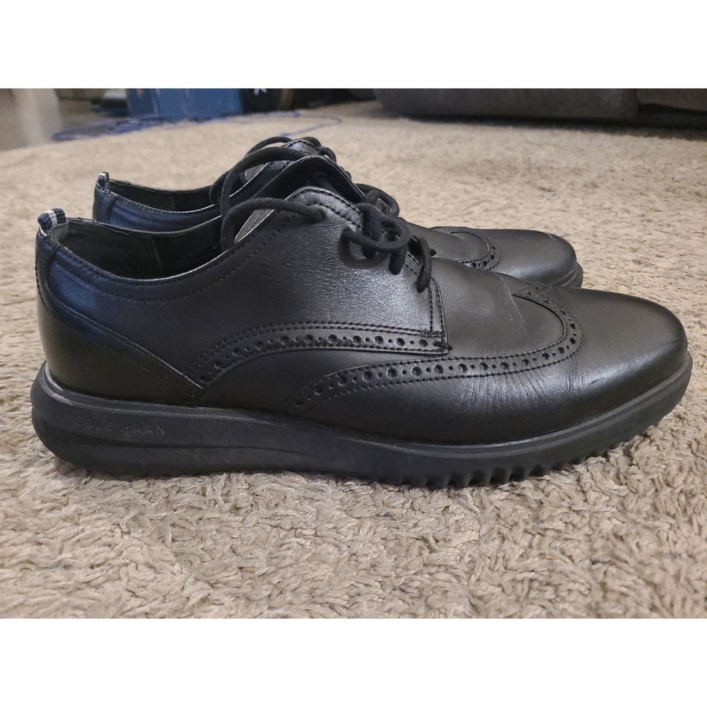 Cole Haan Original Grand Wingtip Oxford Dress Shoes Leather Mens 10.5 W c36938